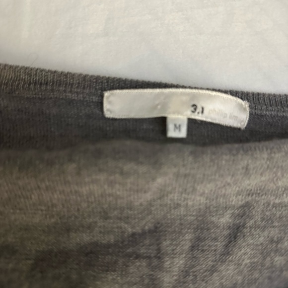 3.1 Phillip Lim Wool Short Sleeve Tunic Sweater - Picture 8 of 8